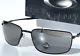 New Oakley Square Wire Polished Black Prizm Black Lens Sunglasses 4075-13