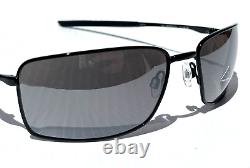 NEW Oakley SQUARE WIRE Polished Black PRIZM Black Lens Sunglasses 4075-13