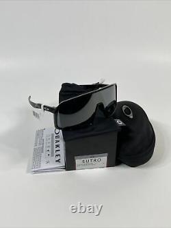 NEW Oakley SUTRO Sunglasses OO9406-0137 Polished Black Prizm Black Iridium USA