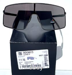 NEW Oakley SUTRO TI Matte Gunmetal PRIZM Black lens Sunglass 6013-01