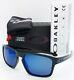 New Oakley Sliver Sunglasses Black Ice Iridium Moto Gp 9262-28 Authentic Blue Mx