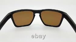 NEW Oakley Sliver XL Sunglasses Matte Black 24K Iridium gold 9341-07 AUTHENTIC
