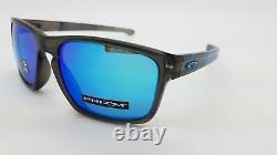 NEW Oakley Sliver sunglasses Aero Grey Sapphire 9269-1857 Asian Fit AUTHENTIC