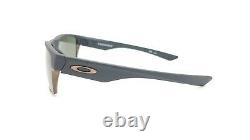 NEW Oakley Sunglasses Two Face Matte Black Dark Grey AUTHENTIC 9256-0160 twoface