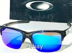 NEW Oakley THINLINK Grey Smoke w POLARIZED Galaxy Blue lens Sunglass 9316