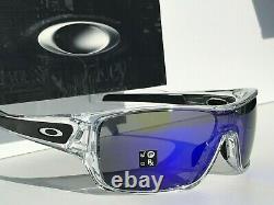 NEW Oakley TURBINE ROTOR Clear POLARIZED Galaxy Blue Sunglass 9307