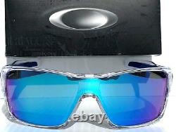 NEW Oakley TURBINE ROTOR Clear w Sapphire Iridium lens Sunglass oo9307-10
