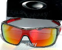 NEW Oakley TURBINE ROTOR Grey Smoke PRIZM Ruby IRIDIUM lens Sunglass 9307-24