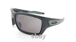 NEW Oakley Turbine sunglasses Matte Black Warm Grey 9263-01 AUTHENTIC 9263-01