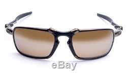 NEW RARE Collector OAKLEY BADMAN Polarized Pewter Tungsten Sunglasses OO 6020-02
