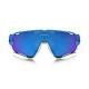 New Authentic Oakley Jawbreaker Sunglasses Oo9290-02 Sky Blue Sapphire Iridium