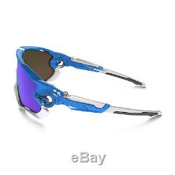 New Authentic Oakley Jawbreaker Sunglasses OO9290-02 Sky Blue Sapphire Iridium