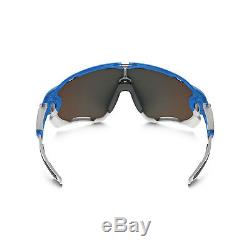 New Authentic Oakley Jawbreaker Sunglasses OO9290-02 Sky Blue Sapphire Iridium