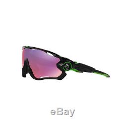 New Authentic Oakley Jawbreaker Sunglasses OO9290-10 Polished Black Prizm Road