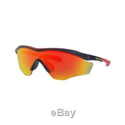 New Authentic Oakley M2 Frame XL Sunglasses OO9343 12 Navy Ruby Prizm Lens 45mm
