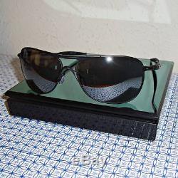 New Men's Oakley Crosshair OO4060-03 Matte Black with Black Iridium Sunglasses