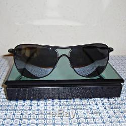 New Men's Oakley Crosshair OO4060-03 Matte Black with Black Iridium Sunglasses