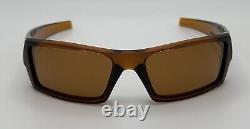 New Men's Oakley Gascan Sunglasses Dark Amber With Bronze Lenses