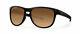 New Oakley Sunglasses Silver R Oo9342-06 Matte Black / Brown Gradient Polarized