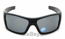 New OAKLEY matte black/grey POLARIZED BATWOLF OO9101-04 sunglasses Fast Ship