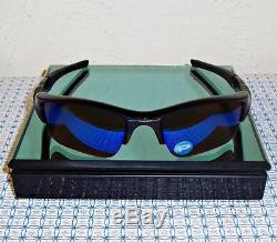 New Oakley 03-909 Polarized Flak Jacket Xlj Black Frame G30 Iridium Sunglasses