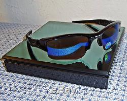 New Oakley 03-909 Polarized Flak Jacket Xlj Black Frame G30 Iridium Sunglasses