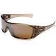 New Oakley Antix Polarized Sunglasses Brown Smoke/tungsten Iridium Shield $180