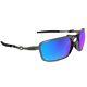 New! Oakley Badman Man Sunglasses Plasma / Sapphire Iridium Polarized Oo6020-04
