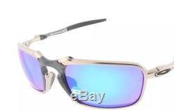 New! Oakley Badman MAN Sunglasses Plasma / Sapphire Iridium Polarized OO6020-04