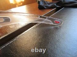 New Oakley Batwolf Sunglasses Polished Clear Ice Iridium OO9101-07