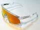 New Oakley Bxtr Ocp Sunglasses Polished Clear Frame Prizm Ruby Lens Shield
