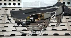 New Oakley CROSSHAIR Aviator Sunglasses 4060-2261 Lead w / Prizm Black Polarized
