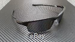 New Oakley Carbon Blade Matte Carbon w Blk Iridium Polarized Mens Sunglasses