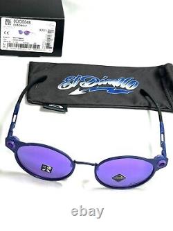 New Oakley Deadbolt Sunglasses Navy Frame Prizm Violet Lens EL DIABLO- limited