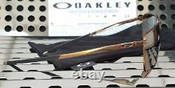 New Oakley EJECTOR Sunglasses 4142-0558 Stn Rose Gld with Prizm Tungsten Polarized