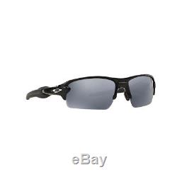 New Oakley Flak 2.0 Sunglasses OO9295-07 Polished Black Iridium Polarized Lens