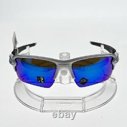 New Oakley Flak 2.0 XL Sunglasses Polished White Prizm Shapphire Oo9188-9459 USA