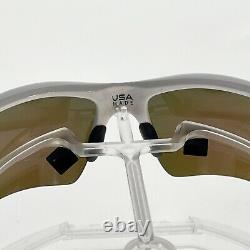 New Oakley Flak 2.0 XL Sunglasses Polished White Prizm Shapphire Oo9188-9459 USA