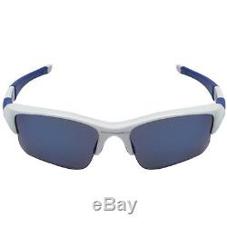 New Oakley Flak Jacket XLJ Men's Polished White Ice Iridium Sunglasses 03-941