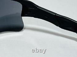 New Oakley Flak Jacket XLJ Sunglasses Matte Black Frame Black Iridium Lens