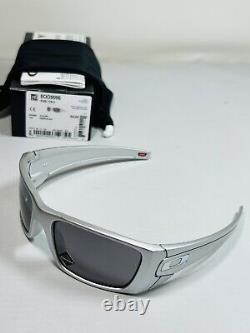 New Oakley Fuel Cell X Silver Frame Sunglasses Prizm Black Lens Limited Edition