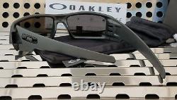 New Oakley GASCAN 9014-3560 Sunglasses Matte Steel with Prizm Black Polarized