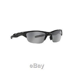 New Oakley Half Jacket 2.0 Sunglasses OO9144-01 Polished Black Iridium Lens NIB