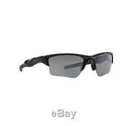 New Oakley Half Jacket 2.0 XL Sunglasses OO9154-01 Polished Black Iridium Lens