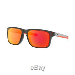 New Oakley Holbrook Mix Sunglasses OO9384 15 MT Dark Grey Ruby Prizm Lens 57mm