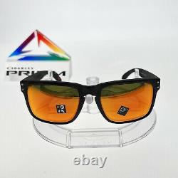 New Oakley Holbrook Sunglasses Black Camo Prizm Ruby Oo9102-e955 Authentic