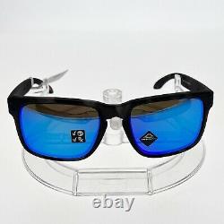 New Oakley Holbrook Sunglasses Matte Black Tortoise Prizm Sapphire Polarized