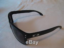 New Oakley Holbrook Sunglasses Matte Black Warm Grey OO9102-01