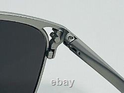 New Oakley Holbrook Ti Titanium Sunglasses Satin Chrome Frame W Prizm Black Lens