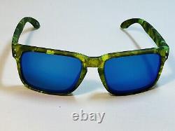 New Oakley Holbrook Uranium Camo Sunglasses Prizm Sapphire Blue Lens Custom
